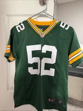 Packers Matthew’s NFL Football Jersey with Yellow Accents